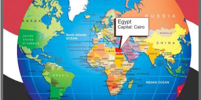 Kairo plassering på verdenskartet