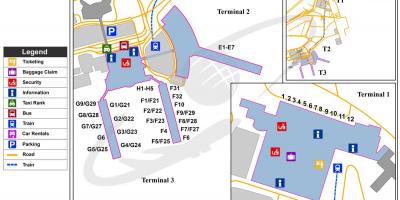 Kairo internasjonale lufthavn kart