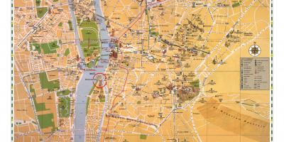 Kairo turistattraksjonene kart