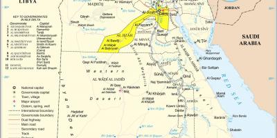 Kart over større kairo
