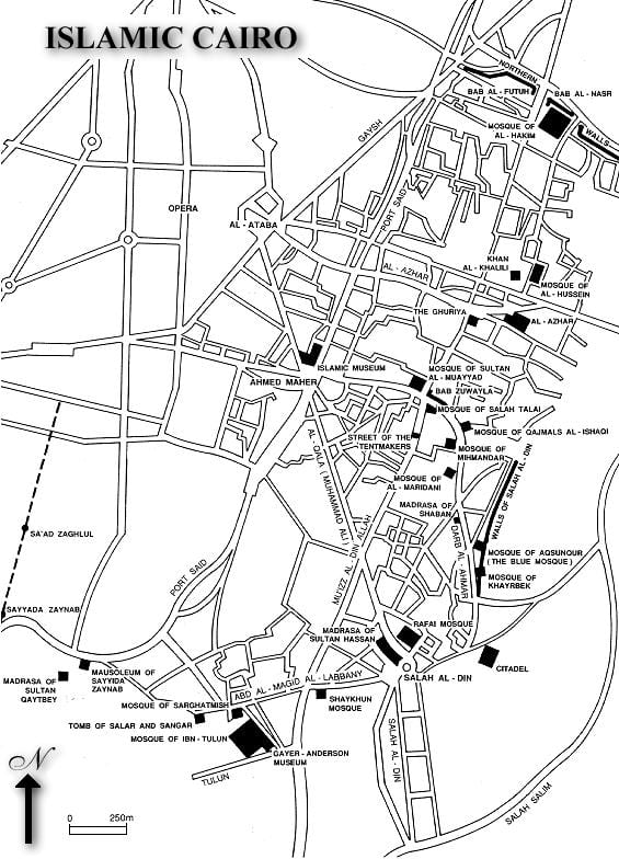 Kart over kairo